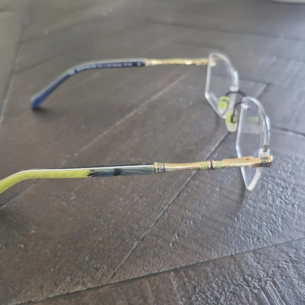 Coco Song Women's Eyeglasses CV176 Slow Blues Col 4 54/18/140 Box & Case NEW